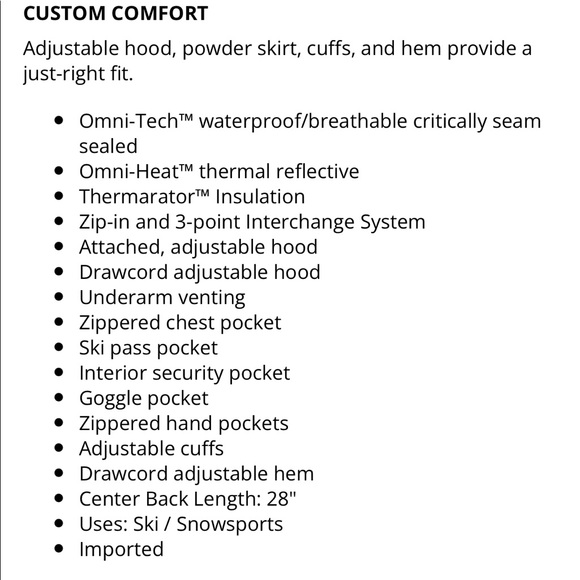 New, with tags, Columbia 3-in-1 winter jacket. 1XL. - Picture 11 of 11